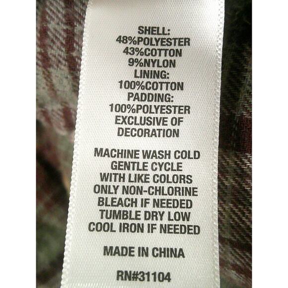 Ocean Coast Mens Brown Diamond Design Rib Collar Lined Zip Up Puffer Vest Medium - Picture 6 of 6